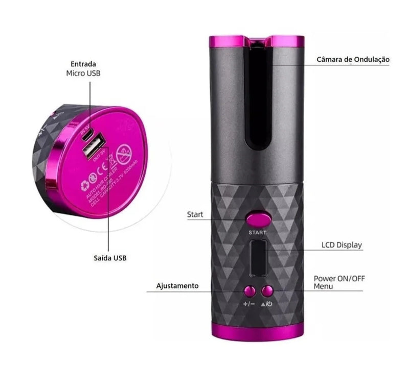 Babyliss Sem Fio Modelador De Cachos Automático