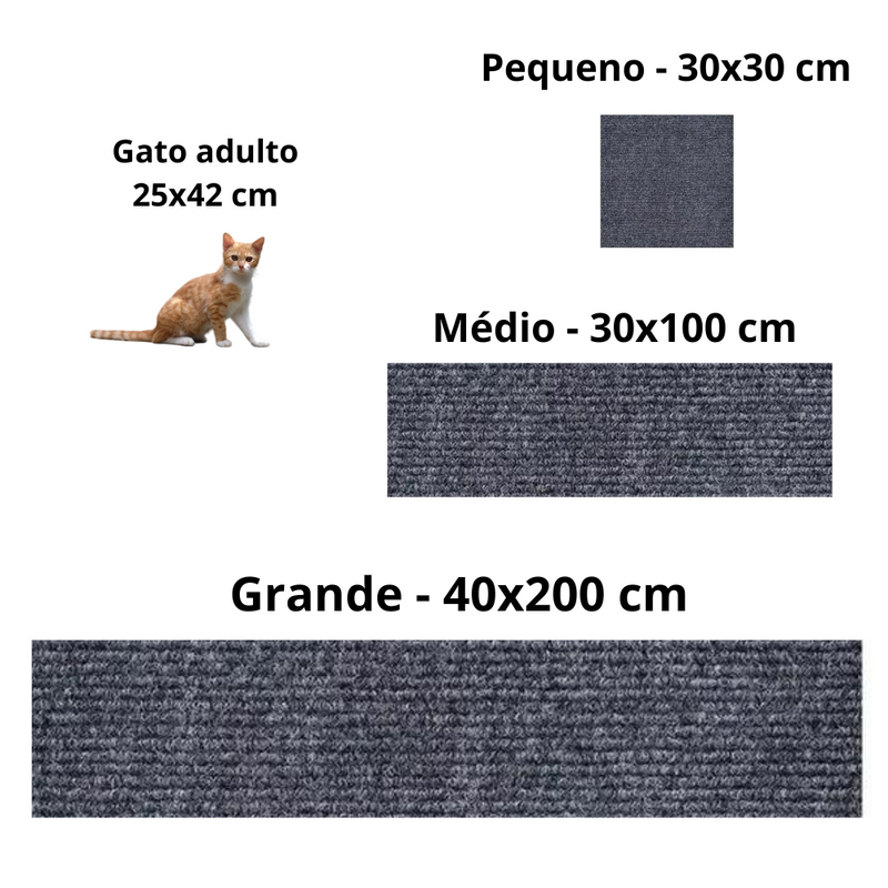 Carpete Adesivo Protetor de Moveis Contra Unha de Gatos